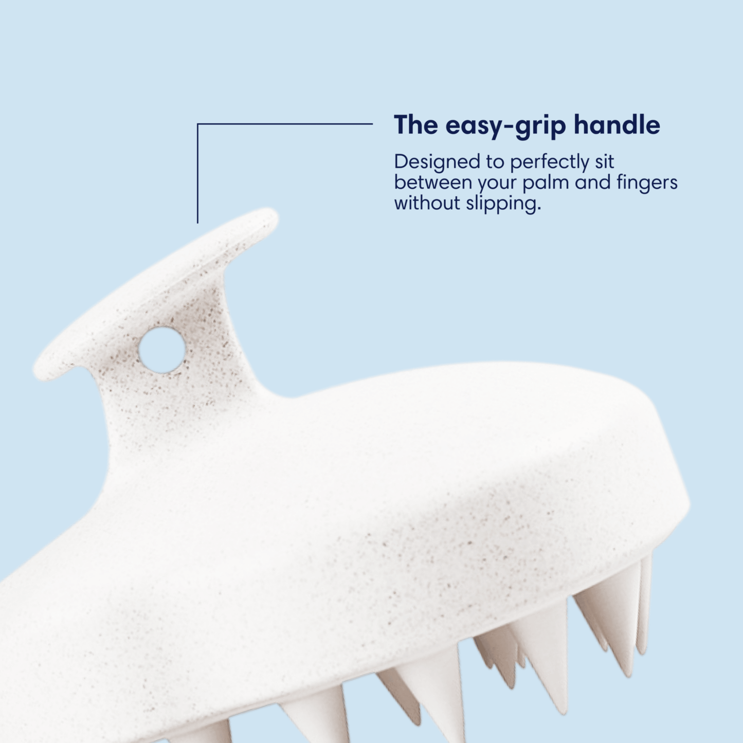 Scalp Massager - Nude Aqua