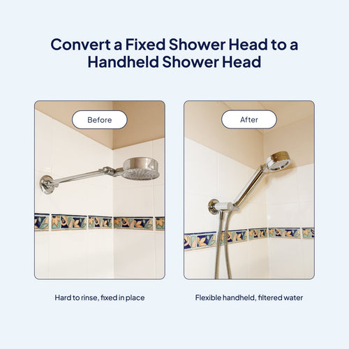 Converting a fixed shower head to a handheld shower head in Australia