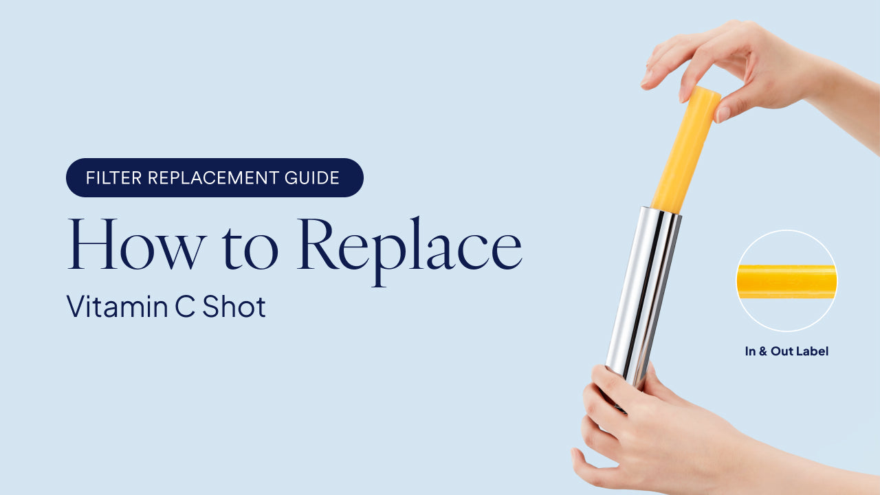 Load video: How to replace nude aqua Vitamin c filter