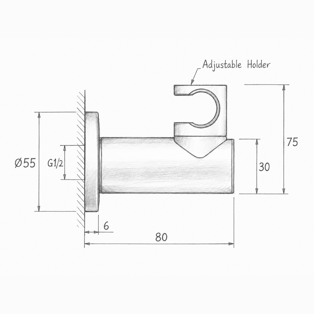 Adjustable Shower Bracket