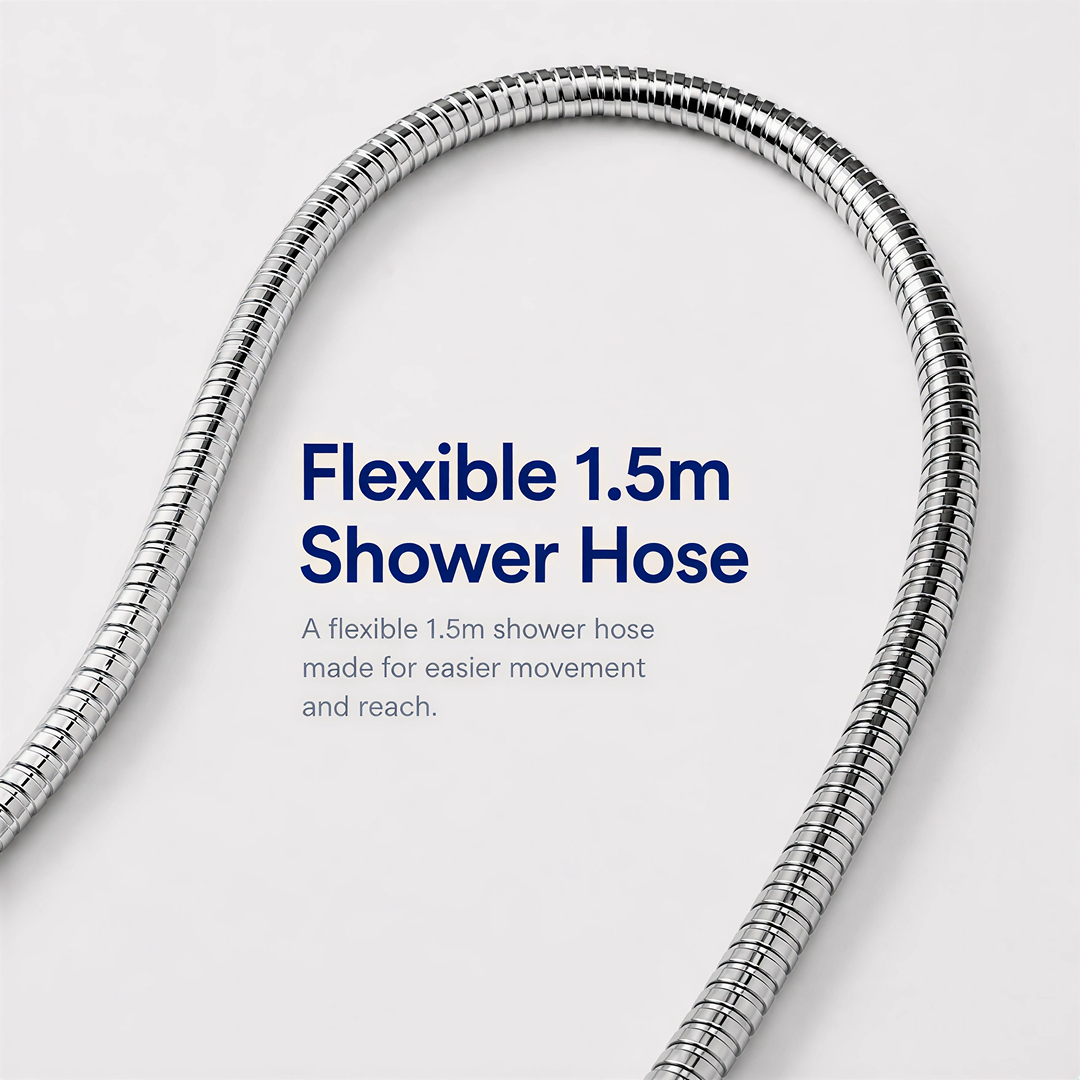1.5m Shower Hose Stainless Steel