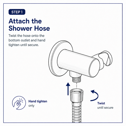 1.5m Shower Hose Stainless Steel