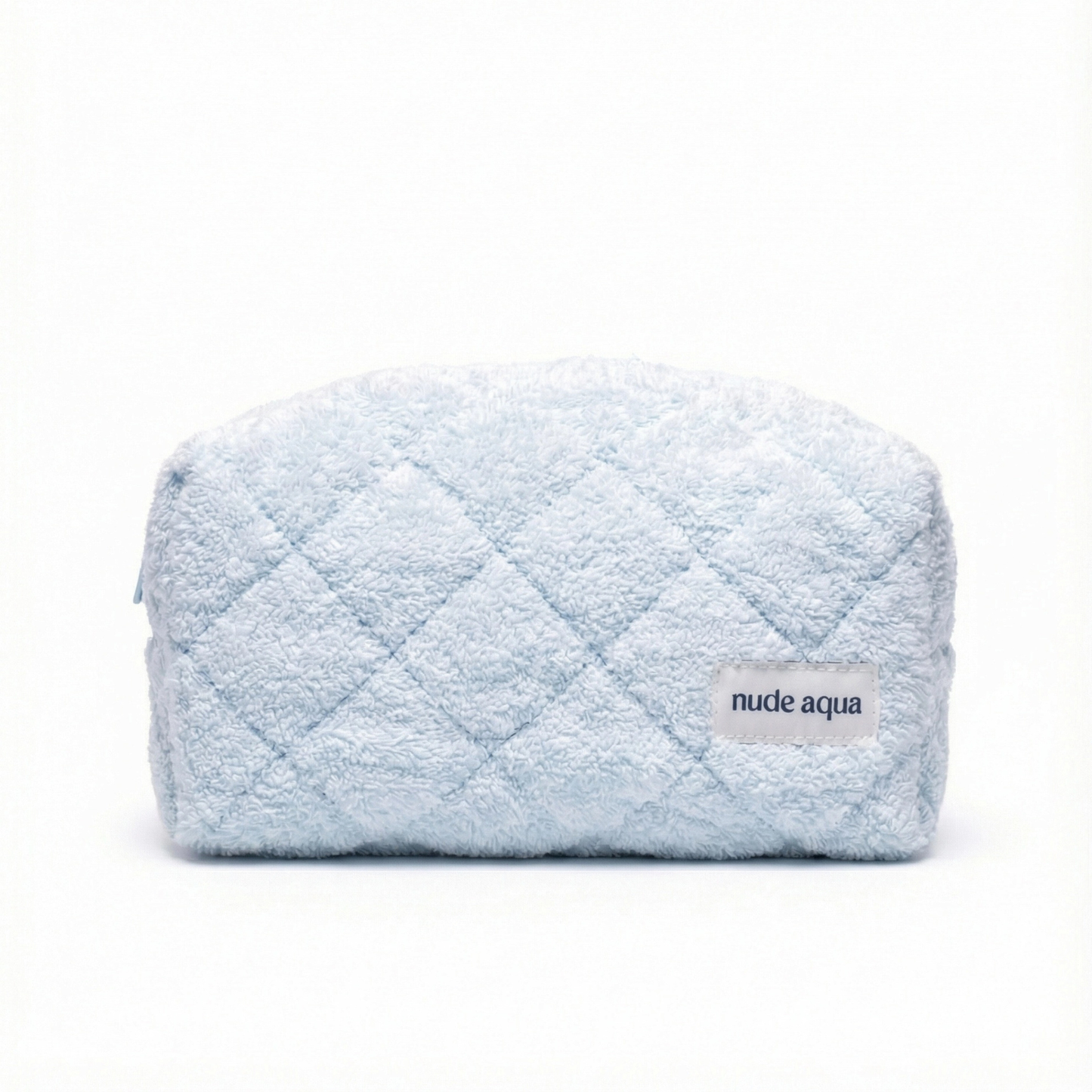 Blue Terry Make-Up Bag