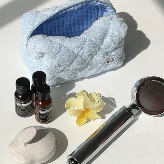 Make up bag Nude Aqua
